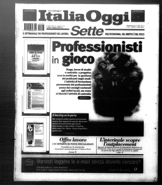 Italia oggi : quotidiano di economia finanza e politica